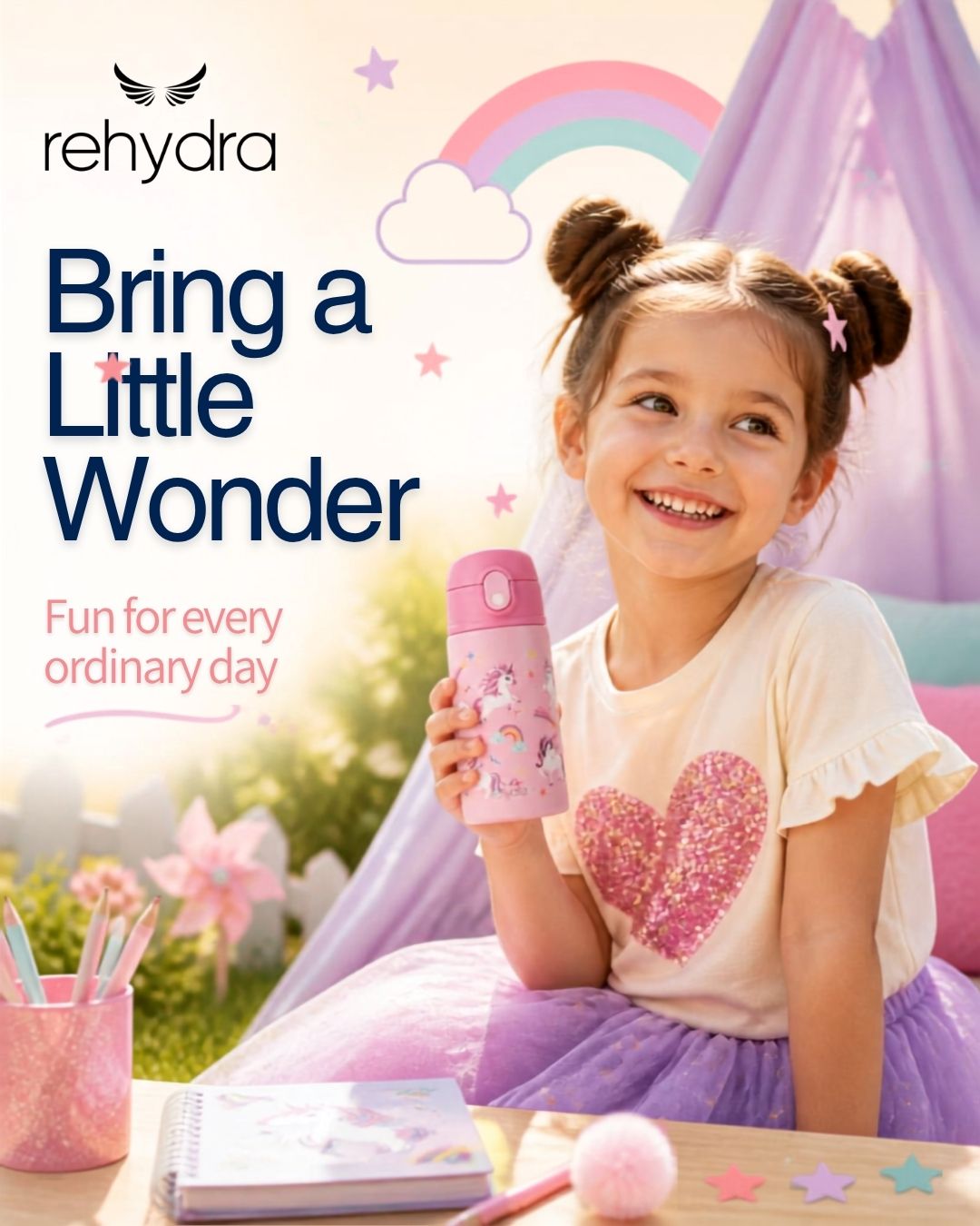 Rehydra Sparkle Kids Bottle